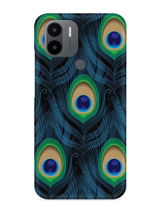 Seamless Pattern Peacock Snap Case for Xiaomi Redmi A1 Plus Zapvi