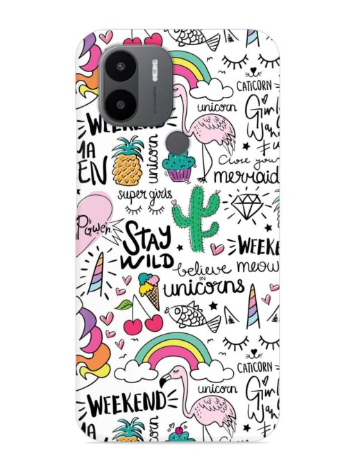 Unicorn Ice Cream Snap Case for Xiaomi Redmi A1 Plus