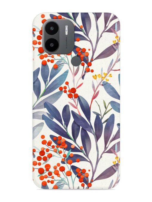 Seamless Floral Pattern Snap Case for Xiaomi Redmi A1 Plus Zapvi