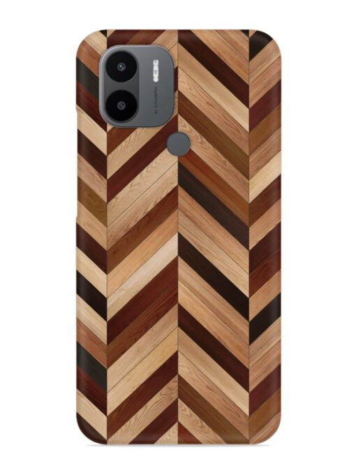 Seamless Wood Parquet Snap Case for Xiaomi Redmi A1 Plus Zapvi