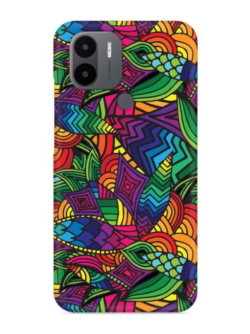 Abstract Multicolor Seamless Snap Case for Xiaomi Redmi A1 Plus Zapvi