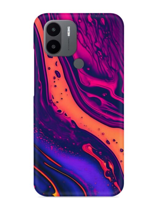 Fluid Blue Pink Art Snap Case for Xiaomi Redmi A1 Plus