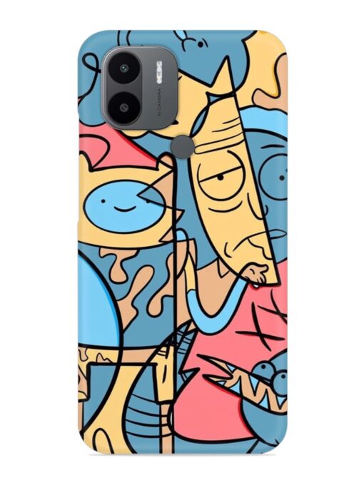 Silly Face Doodle Snap Case for Xiaomi Redmi A1 Plus