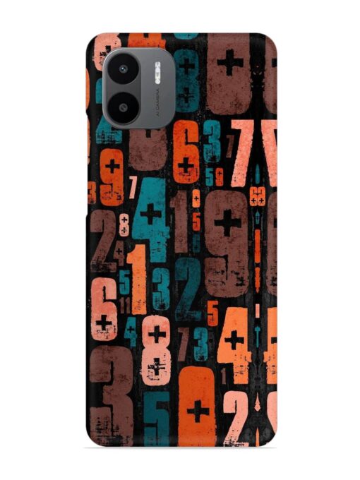 0 To 9 Art Snap Case for Xiaomi Redmi A2 Zapvi