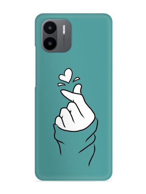 Korean Heart Sign Art Snap Case for Xiaomi Redmi A2 Zapvi