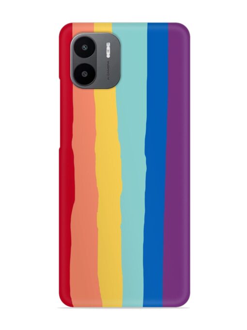 Rainbow Genuine Liquid Snap Case for Xiaomi Redmi A2 Zapvi