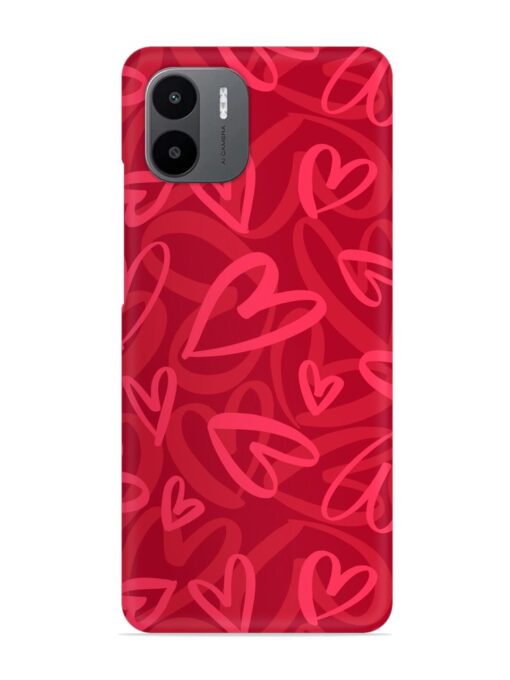 Seamless Romantic Pattern Snap Case for Xiaomi Redmi A2 Zapvi