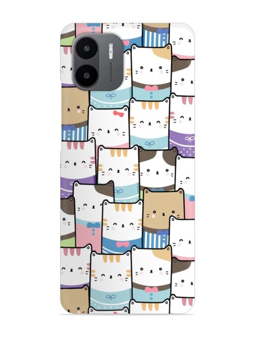 Cute Adorable Cat Snap Case for Xiaomi Redmi A2