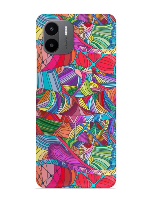 Seamless Patterns Hand Drawn Snap Case for Xiaomi Redmi A2 Zapvi