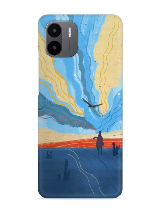 Minimal Abstract Landscape Snap Case for Xiaomi Redmi A2 Zapvi