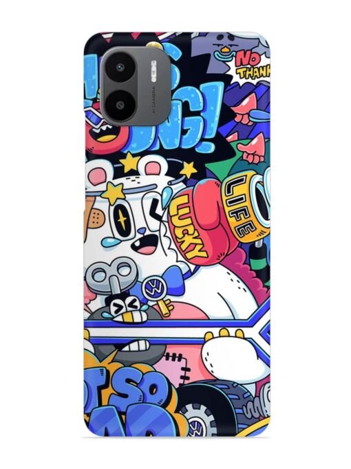 Universal Doodle Snap Case for Xiaomi Redmi A2 Zapvi