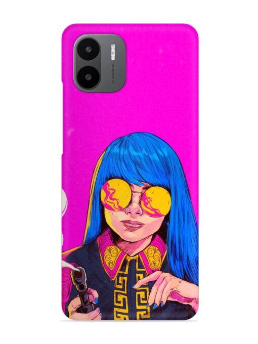 Aesthetic Anime Girl Snap Case for Xiaomi Redmi A2 Zapvi