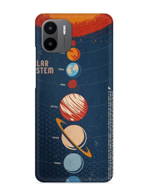 Solar System Vector Snap Case for Xiaomi Redmi A2 Zapvi