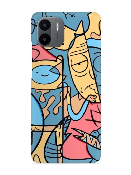 Silly Face Doodle Snap Case for Xiaomi Redmi A2 Zapvi