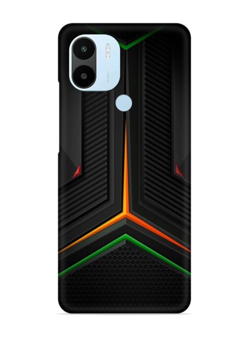 Orange Triangle Light Snap Case for Xiaomi Redmi A2 Plus Zapvi