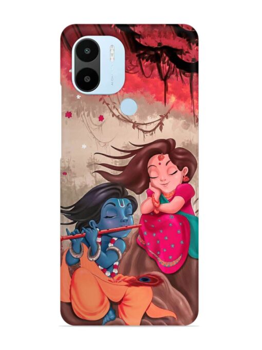 Radhe Krishna Water Art Snap Case for Xiaomi Redmi A2 Plus Zapvi