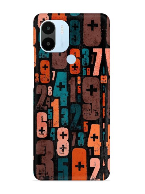 0 To 9 Art Snap Case for Xiaomi Redmi A2 Plus Zapvi