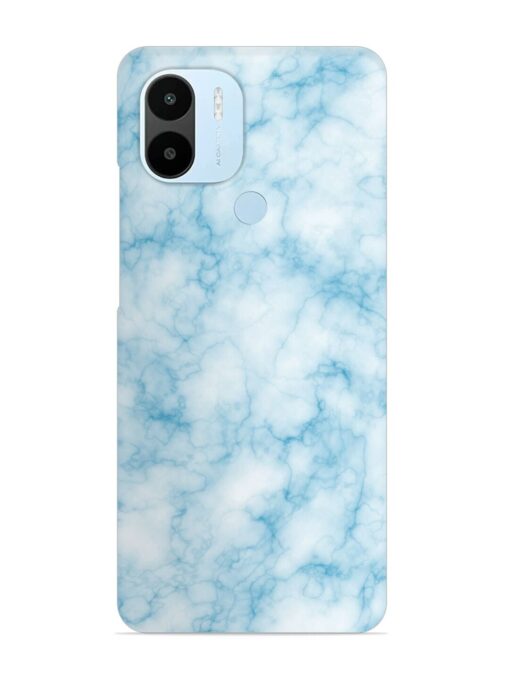 Blue White Natural Marble Snap Case for Xiaomi Redmi A2 Plus Zapvi