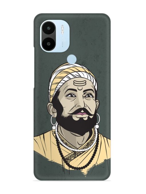 Shivaji Maharaj Vector Art Snap Case for Xiaomi Redmi A2 Plus Zapvi