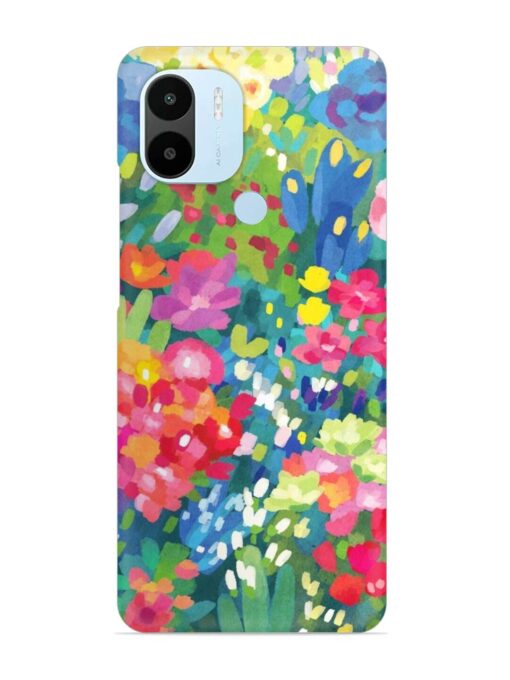 Watercolor Flower Art Snap Case for Xiaomi Redmi A2 Plus Zapvi