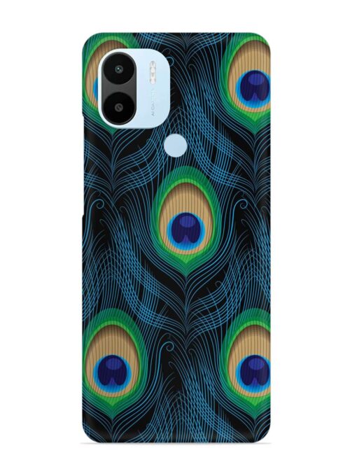 Seamless Pattern Peacock Snap Case for Xiaomi Redmi A2 Plus Zapvi