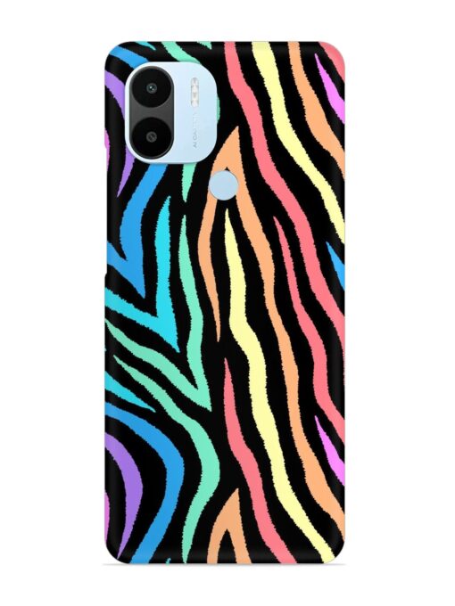 Colorful Abstract Zebra Snap Case for Xiaomi Redmi A2 Plus Zapvi