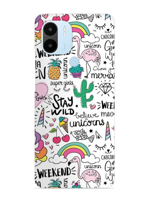 Unicorn Ice Cream Snap Case for Xiaomi Redmi A2 Plus