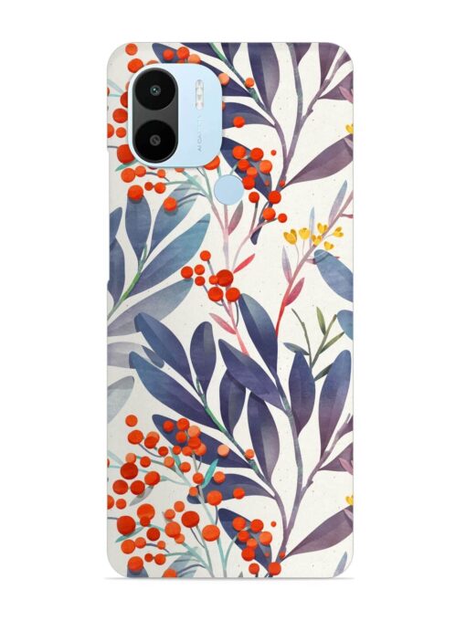 Seamless Floral Pattern Snap Case for Xiaomi Redmi A2 Plus Zapvi