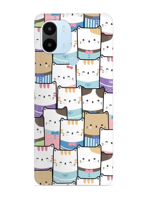 Cute Adorable Cat Snap Case for Xiaomi Redmi A2 Plus Zapvi