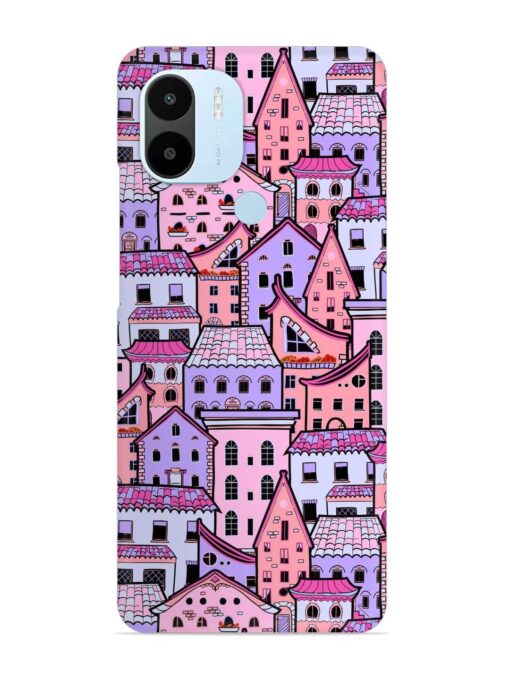 Seamless Pattern Houses Snap Case for Xiaomi Redmi A2 Plus Zapvi