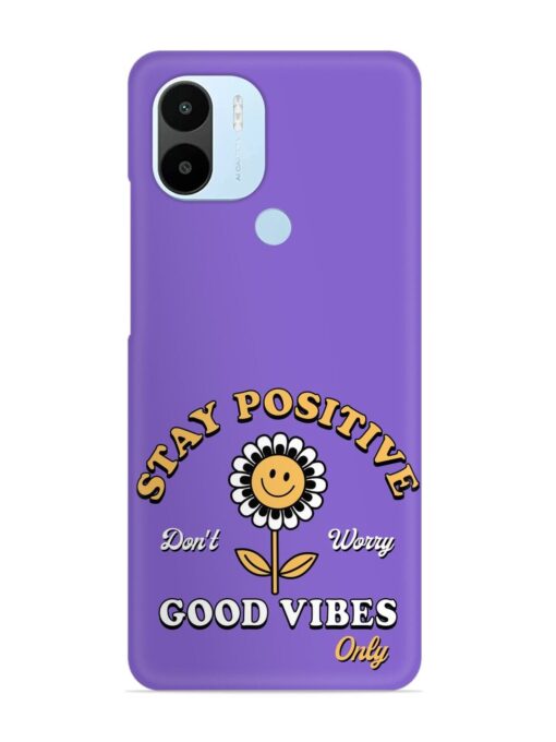 Retro Positive Flower Snap Case for Xiaomi Redmi A2 Plus Zapvi