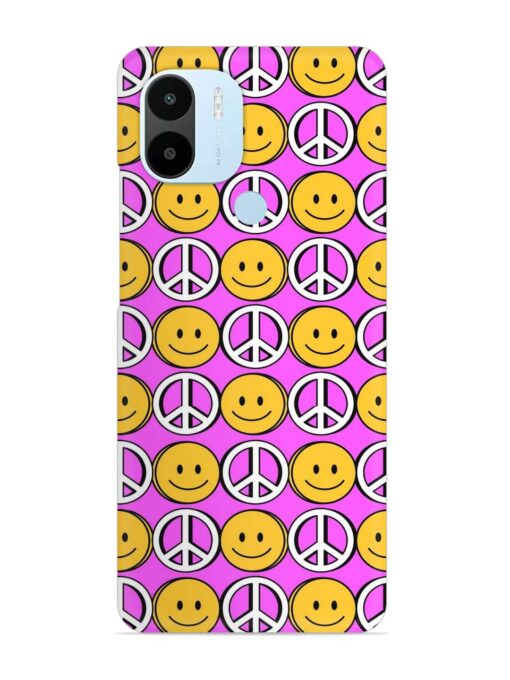 Smiley Face Peace Snap Case for Xiaomi Redmi A2 Plus Zapvi