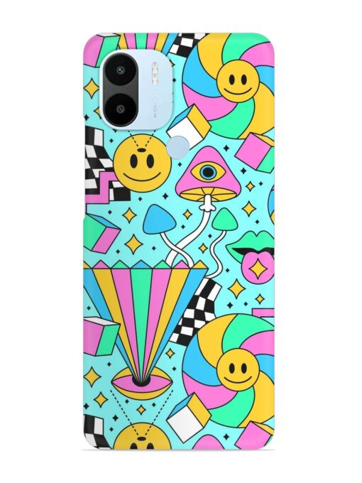 Trippy Rainbow 60S Snap Case for Xiaomi Redmi A2 Plus Zapvi