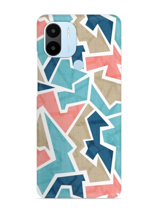 Vintage Geometric Triangle Snap Case for Xiaomi Redmi A2 Plus Zapvi