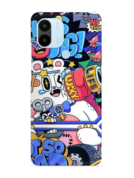 Universal Doodle Snap Case for Xiaomi Redmi A2 Plus Zapvi