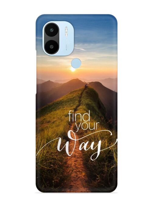 Find Your Way Snap Case for Xiaomi Redmi A2 Plus Zapvi