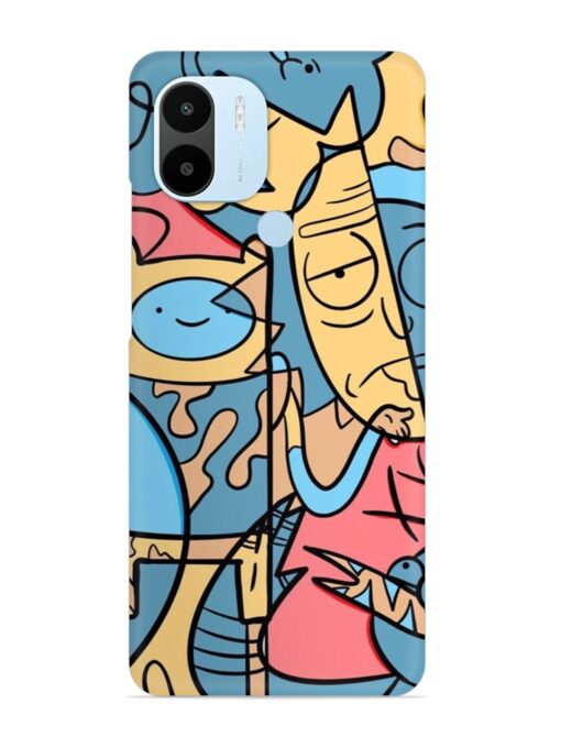 Silly Face Doodle Snap Case for Xiaomi Redmi A2 Plus