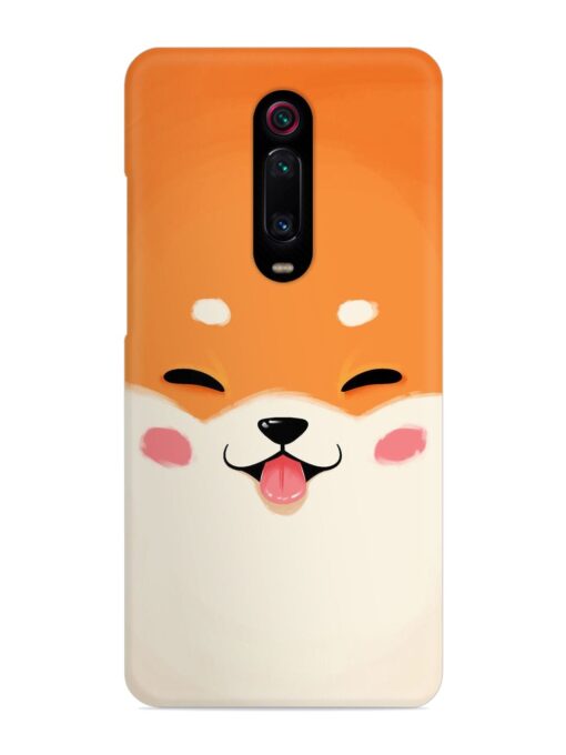 Cute Dog Face Vector Snap Case for Xiaomi Redmi K20