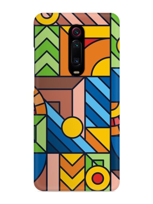 Colorful Geometric Snap Case for Xiaomi Redmi K20