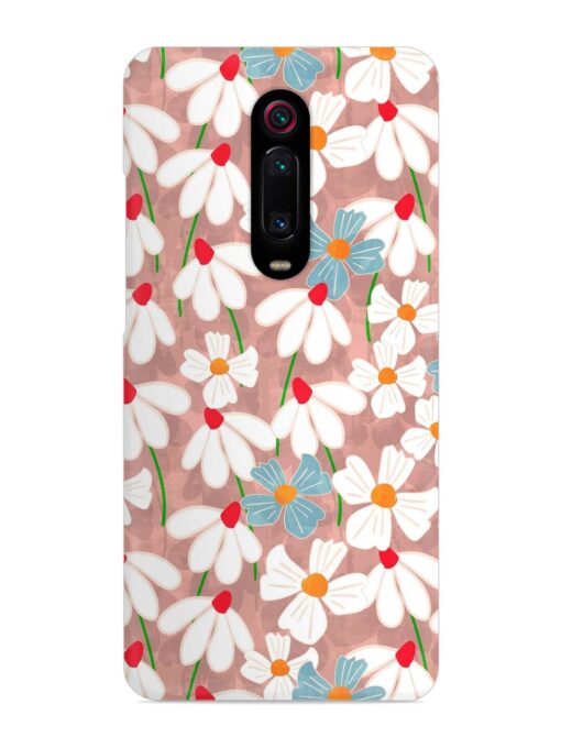 Abstract Petal Flowers Snap Case for Xiaomi Redmi K20