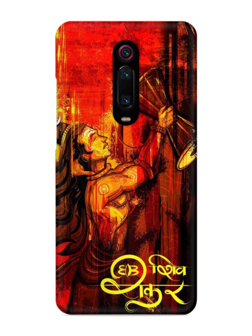 Illustration Lord Shiva Snap Case for Xiaomi Redmi K20