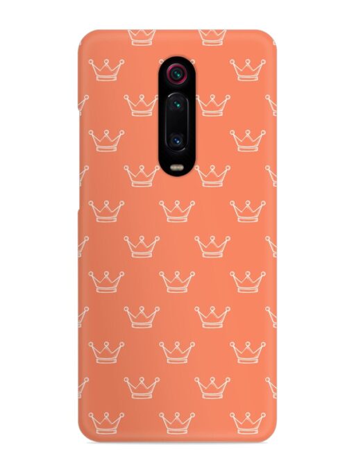 Hand Drawn Crown Snap Case for Xiaomi Redmi K20