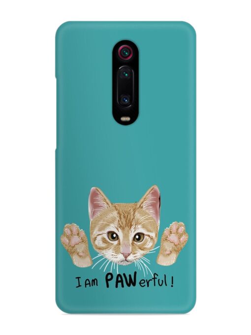 Typography Slogan Cat Snap Case for Xiaomi Redmi K20