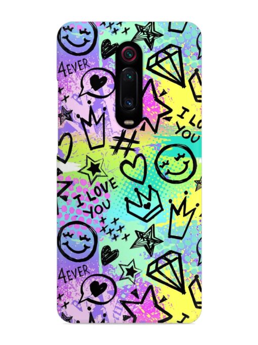 Bright Seamless Pattern Snap Case for Xiaomi Redmi K20 Zapvi