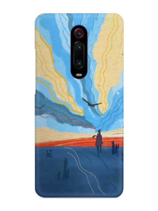 Minimal Abstract Landscape Snap Case for Xiaomi Redmi K20 Zapvi