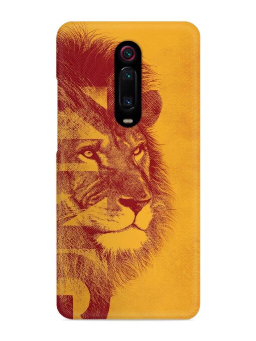 Gold Lion Crown Art Snap Case for Xiaomi Redmi K20 Zapvi