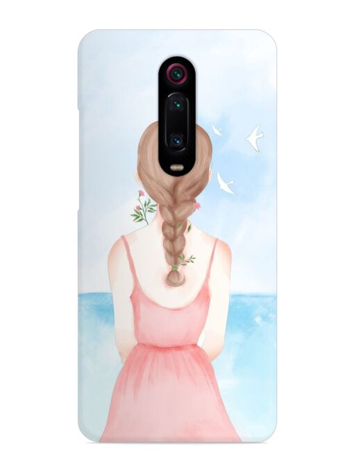 Watercolor Girl Vector Snap Case for Xiaomi Redmi K20