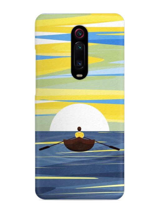 Rowing Person Ferry Paddle Snap Case for Xiaomi Redmi K20 Pro