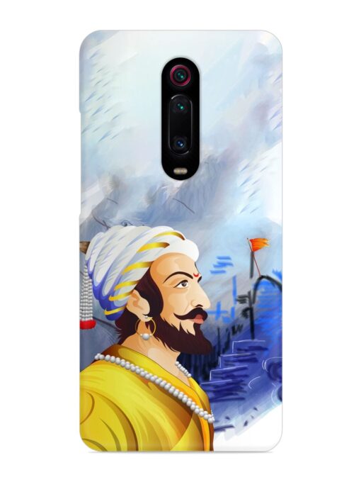 Shivaji Maharaj Color Paint Art Snap Case for Xiaomi Redmi K20 Pro