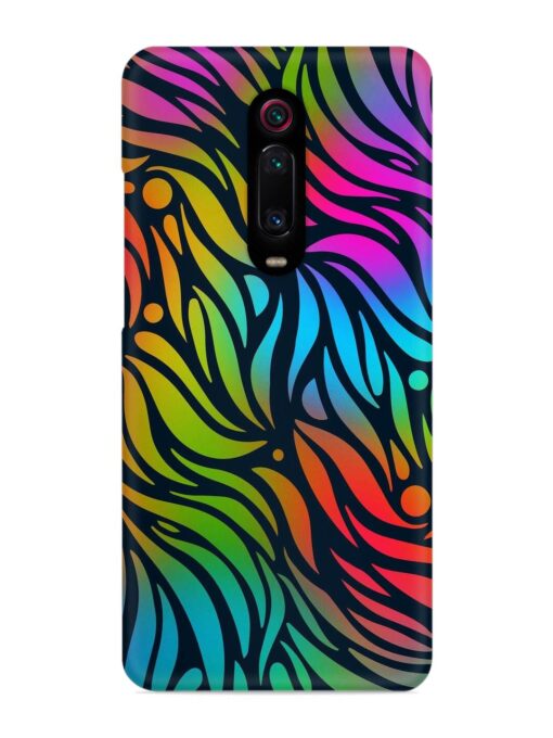 Abstract Leaf Design Snap Case for Xiaomi Redmi K20 Pro Zapvi